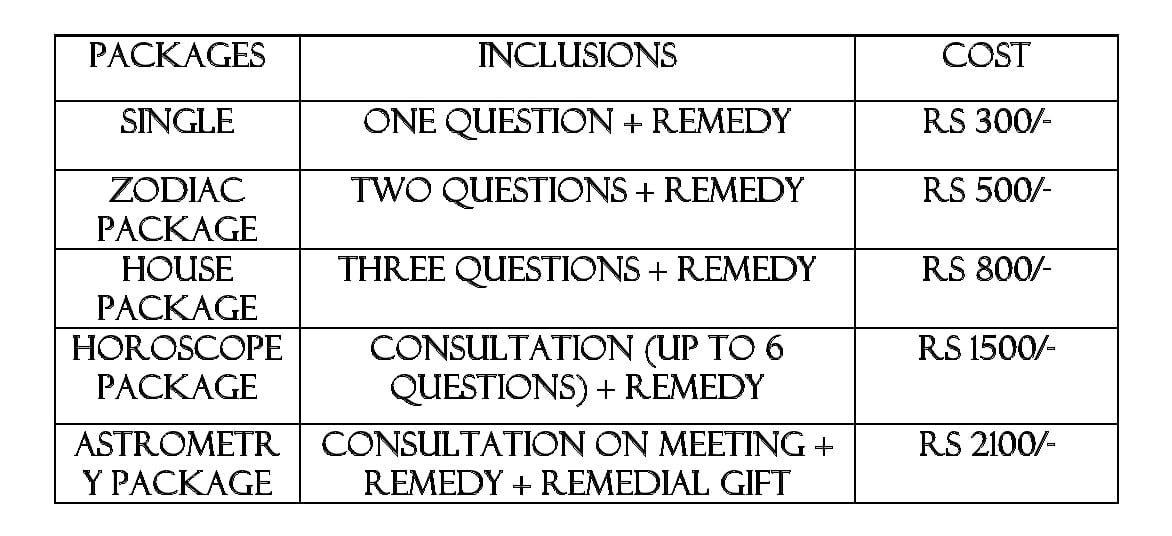 Astrologer in Delhi Packages