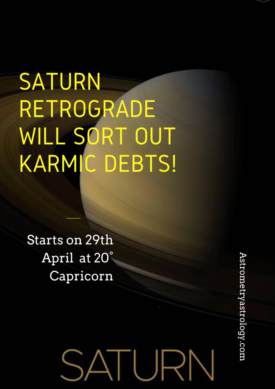 Saturn Retrograde